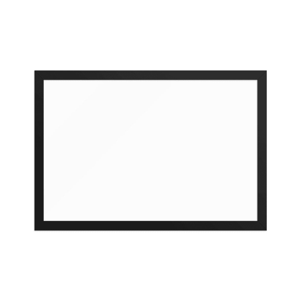 Enhanced Matte Paper Framed Poster (cm)