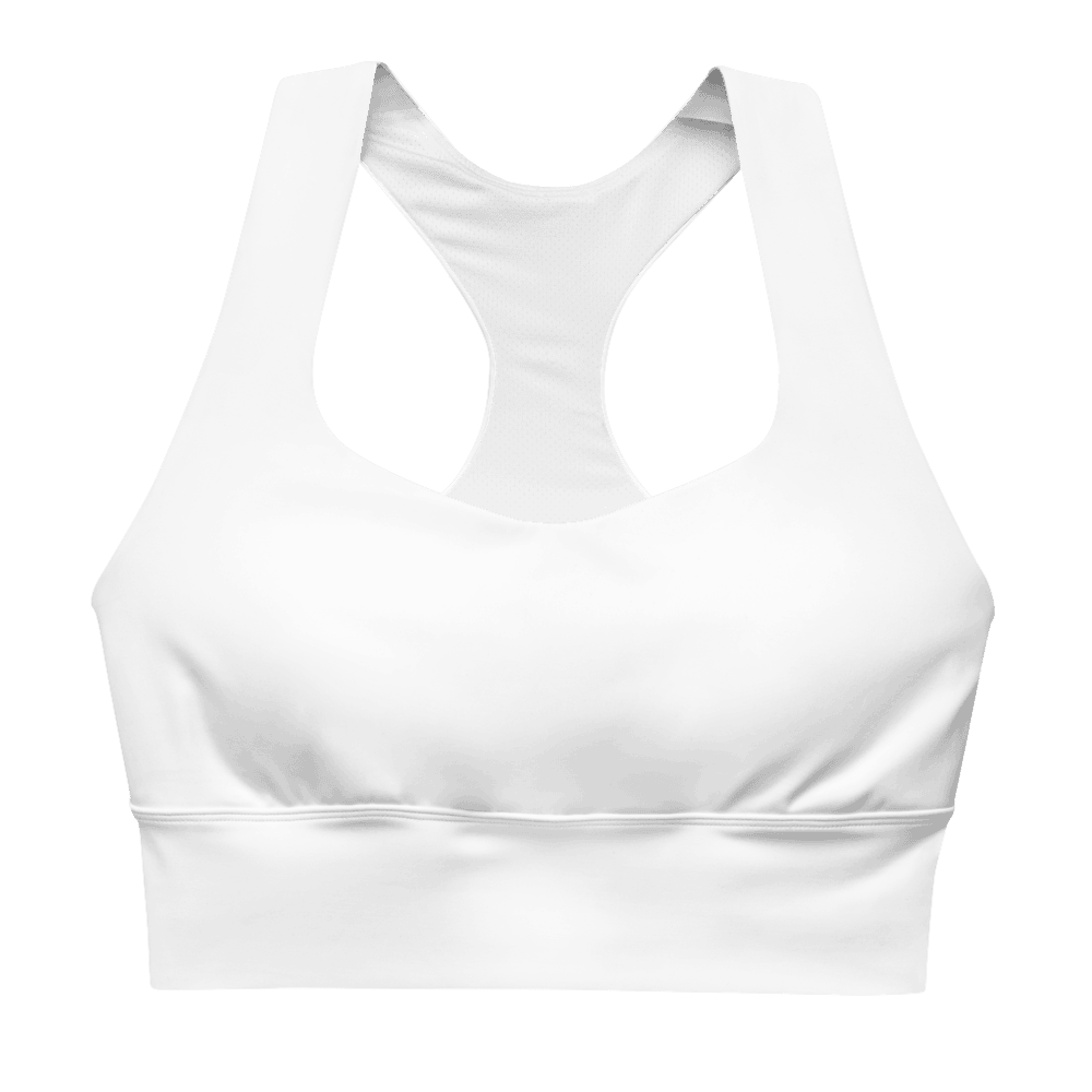 All-Over Print Recycled Longline Sports Bra