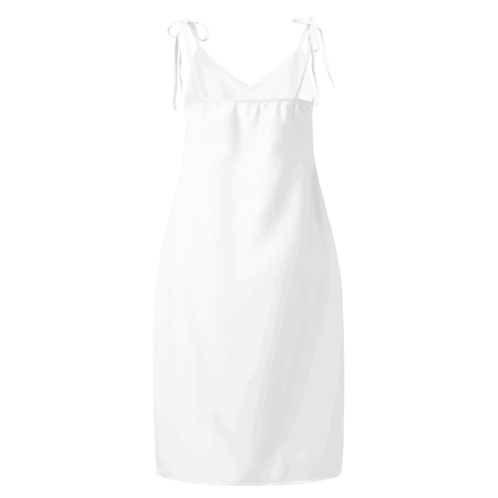 All-Over Print Slip Dress