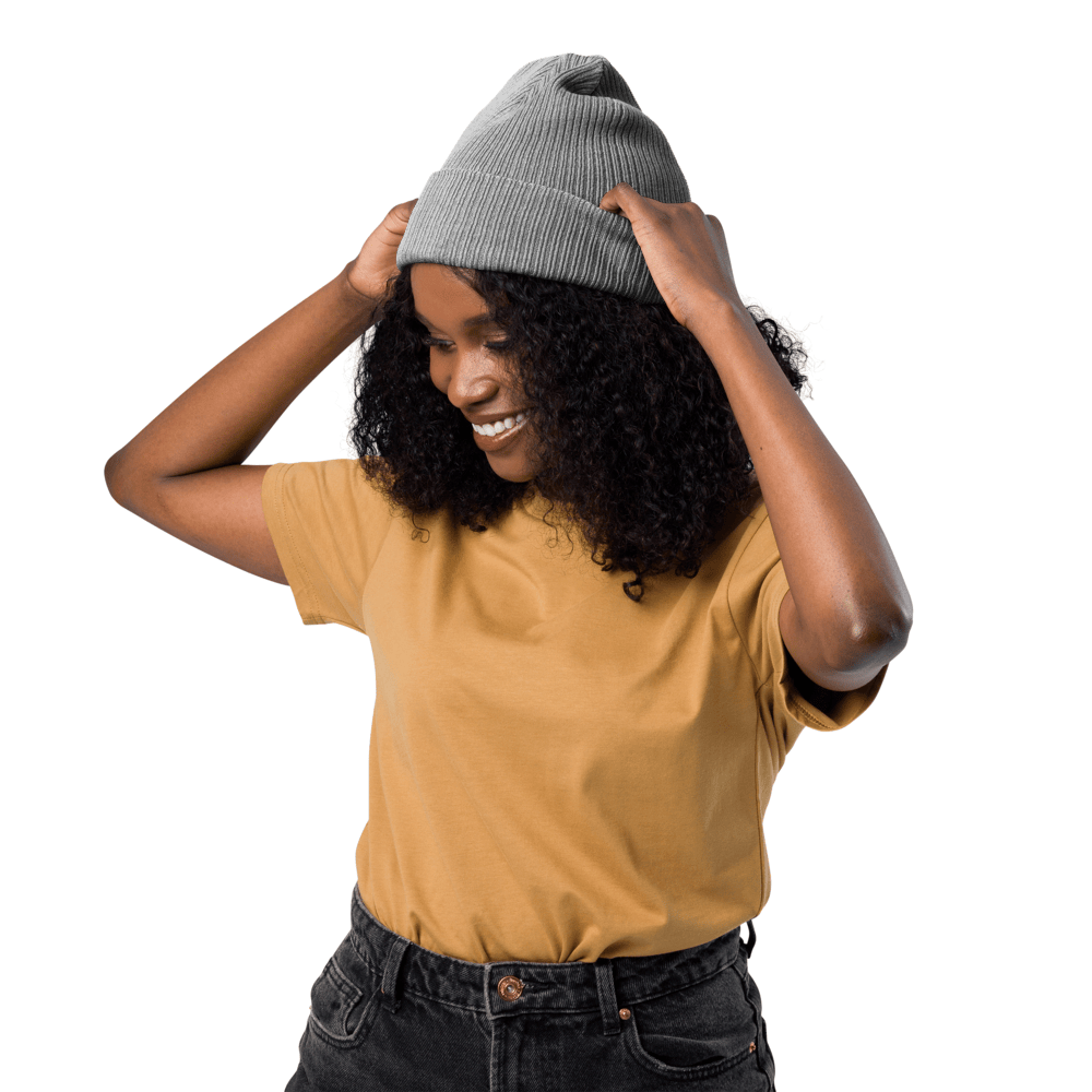 Organic Ribbed Beanie | Atlantis