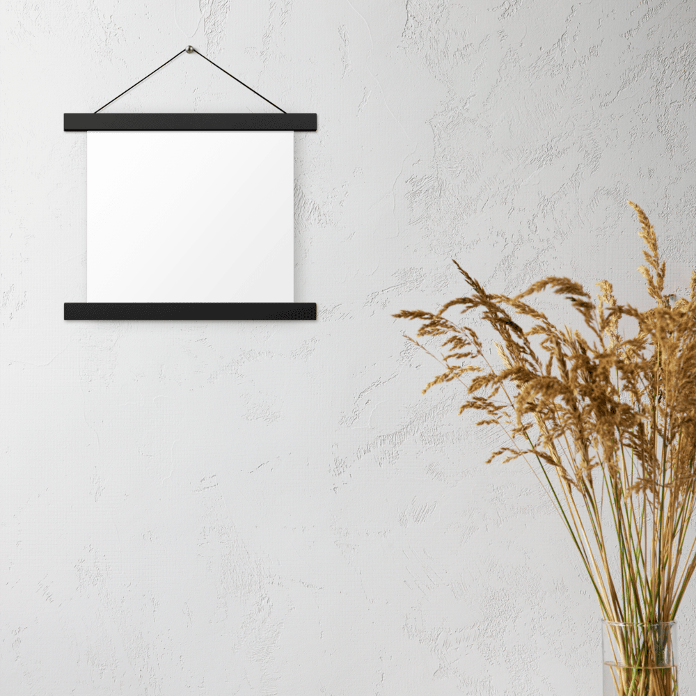 Enhanced Matte Paper Poster With Hanger (in)