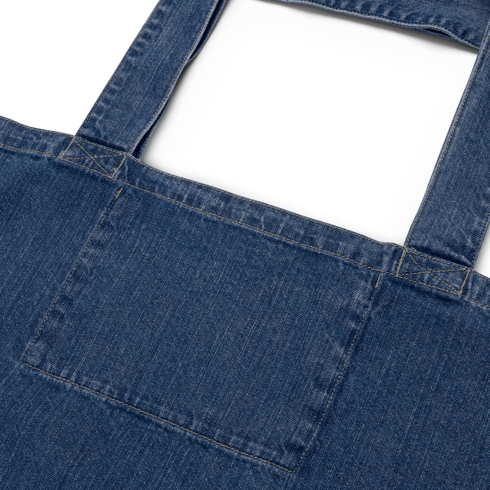 Organic Denim Tote Bag | Mantis M196