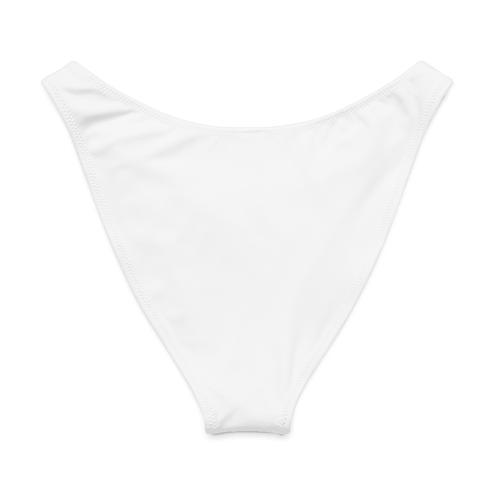 All-Over Print Recycled V-Cut Bikini Bottom