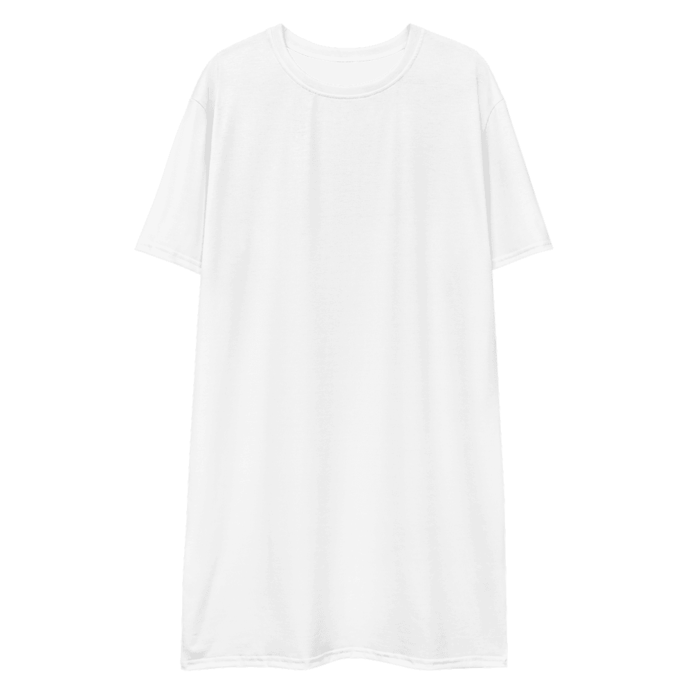 All-Over Print T-Shirt Dress