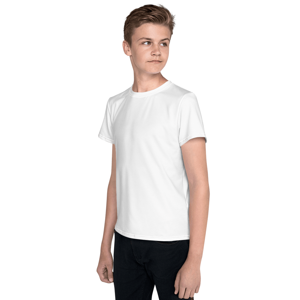 All-Over Print Youth Crew Neck T-shirt